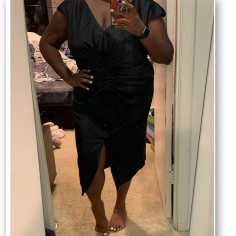Tadashi collection dress LBD